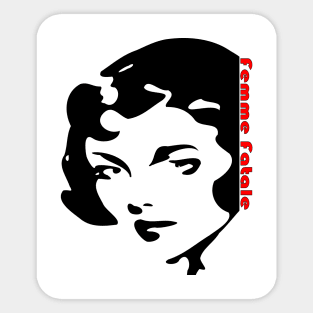 Femme Fatale Sticker